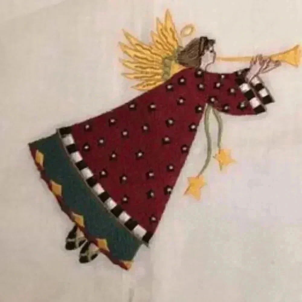 Pair of Christmas Angel Napkins